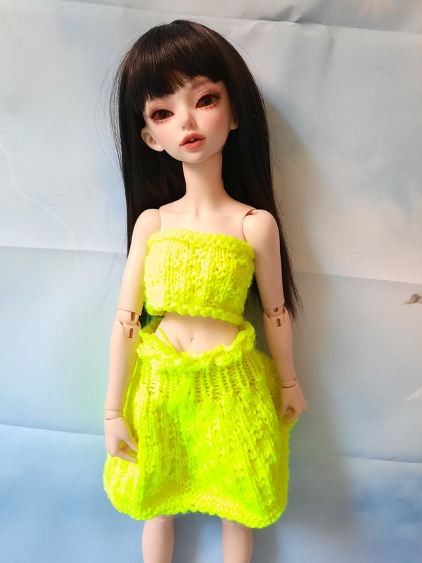 Outfit Neon Sommer Gelb - Minifee 1/4 - 2 Teile